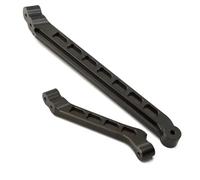 MGHGFYTAS Accessori Auto RC Compatibile con Kyosho MP10 1/8 RC Auto Aggiornamento Parti di Ricambio Accessori Anteriore E Posteriore in Metallo per Rinforzo del Telaio