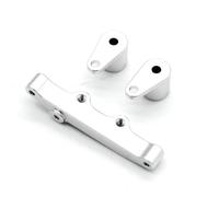 MGHGFYTAS Accessori Auto RC Compatibile con LOSI 1/24 Micro-B 2WD per Buggy LOS00007 RC Auto Aggiornamento Parti di Modifica Accessori in Metallo Sterzo di Montaggio(Silver)