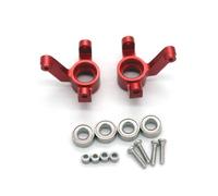 MGHGFYTAS Accessori Auto RC Compatibile con LOSI 2WD LOS00007 1/24 RC Car per Buggy Aggiornamento Modifica Parti Accessori Tazza Sterzo in Metallo(Red)