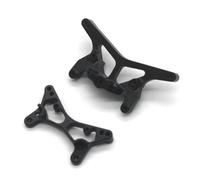 MGHGFYTAS Accessori Auto RC Compatibile con LOSI Micro-B 2WD 1/24 RC Auto Upgrade per Buggy Accessori Parti in Metallo per Ammortizzatori Anteriori E Posteriori(Black)