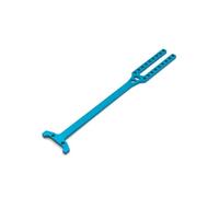 MGHGFYTAS Accessori Auto RC Compatibile con Mini-Q9 1/28 RC Auto Aggiornamento Modifica Parti di Ricambio Accessori Interasse in Metallo Lastra del Secondo Piano(Blue)
