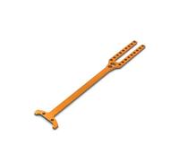 MGHGFYTAS Accessori Auto RC Compatibile con Mini-Q9 1/28 RC Auto Aggiornamento Modifica Parti di Ricambio Accessori Interasse in Metallo Lastra del Secondo Piano(Yellow)