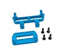 MGHGFYTAS Accessori Auto RC Compatibile con MJX 1/12 12212 RC Auto Parti di Aggiornamento Accessori Metallo Anteriore E Posteriore Shell Pilastri P12281 P12282(Blue)
