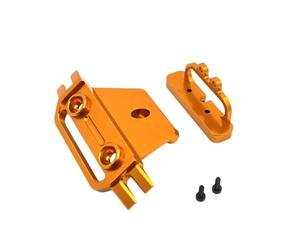 MGHGFYTAS Accessori Auto RC Compatibile con MJX 14210 14209 1/14 RC Auto Aggiornamento Parti di Modifica Accessori in Metallo Paraurti Anteriore Anti-Crash(Yellow)