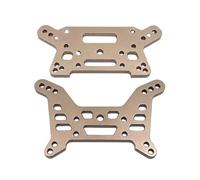 MGHGFYTAS Accessori Auto RC Compatibile con MJX 7303 1/7 RC Auto Aggiornamento Parti di Modifica Accessori Metallo Regolazione Ammortizzatore Posteriore Staffa(Gray)