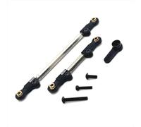 MGHGFYTAS Accessori Auto RC Compatibile con MJX H12Y H12Y + 1/12 Rc Auto Parti di Aggiornamento Accessori Metallo ASSE Anteriore Asta Sterzo Servo Braccio(Black)