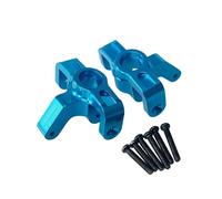 MGHGFYTAS Accessori Auto RC Compatibile con MJX per Hyper Go 1/14 14209 14210 H14BM RC Auto Parti di Aggiornamento Accessori in Metallo Blocco Sterzo Tazza(Blue)