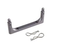 MGHGFYTAS Accessori Auto RC Compatibile con MJX per Hyper Go 1/14 14301 14302 RC Auto Parti di Aggiornamento Accessori Anteriore in Metallo Auto Borsette Pilastro(Gray)