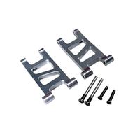 MGHGFYTAS Accessori Auto RC Compatibile con MJX per Hyper Go 1/14 14301 14302 RC Ricambi Auto Accessori Metallo Posteriore Inferiore per Braccio Oscillante Bracci di Sospensione Posteriori(Gray)