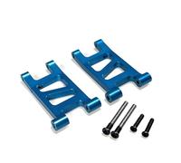 MGHGFYTAS Accessori Auto RC Compatibile con MJX per Hyper Go 1/14 14301 14302 RC Ricambi Auto Accessori Metallo Posteriore Inferiore per Braccio Oscillante Bracci di Sospensione Posteriori(Blue)