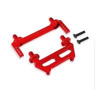 MGHGFYTAS Accessori Auto RC Compatibile con MJX per Hyper Go 1/16 16208 16209 16210 H16 H16BM RC Auto Parti di Aggiornamento Accessori in Metallo Anteriore del Corpo Pilastri Posteriore(Red)