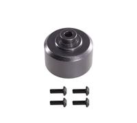 MGHGFYTAS Accessori Auto RC Compatibile con MJX per Hyper Go 10208 7303 1/10 1/7 RC Auto Aggiornamento Parti di Modificazione Accessori Differenziale in Metallo Scatola del Cambio Custodia(Gray)