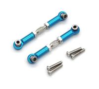 MGHGFYTAS Accessori Auto RC Compatibile con MJX per Hyper Go 14209 14210 1/14 RC Auto Aggiornamento Parti di Modifica Accessori Asta dello Sterzo in Metallo(Blue)