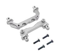 MGHGFYTAS Accessori Auto RC Compatibile con MJX per Hyper Go 14209 14210 H14BM RC Auto Ricambi Accessori Scocca Anteriore E Posteriore in Metallo Pilastri E Scocca(Silver)