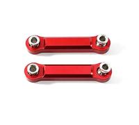 MGHGFYTAS Accessori Auto RC Compatibile con MJX per Hyper Go 14301 14302 1/14 RC Auto Aggiornamento Parti di Modifica Accessori Asta dello Sterzo in Metallo(Red)