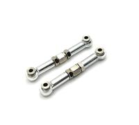 MGHGFYTAS Accessori Auto RC Compatibile con MJX per Hyper Go 16207 16208 16209 H6 1/16 RC Auto Parti di Aggiornamento Accessori Asta dello Sterzo in Metallo Collegamento dello Sterzo(Silver)