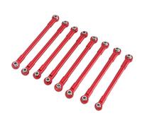MGHGFYTAS Accessori Auto RC Compatibile con MJX per Hyper Go H12Y H12P 1/12 RC Auto Aggiornamento Parti di Modificazione Accessori in Metallo per Asta di Fissaggio del Telaio(Red)