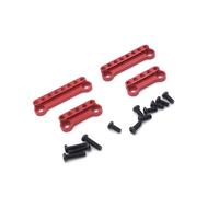 MGHGFYTAS Accessori Auto RC Compatibile con MN D90 D91 D96 per MN98 99S 1/12 RC Auto Aggiornamento Parti di Ricambio Accessori Staffa Ammortizzante in Metallo(Red)