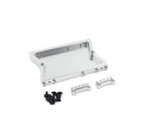 MGHGFYTAS Accessori Auto RC Compatibile con MN D90 D91 D96 per MN98 99S RC Aggiornamento Auto Parti di Modifica Accessori Staffa di Sospensione in Metallo Trave di Coda in Metallo(Silver)