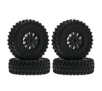 MGHGFYTAS Accessori Auto RC Compatibile con MN D90 per MN98 per MN99S per MN82 per WPL C14 C24 C34 1/12 RC Auto Parti di Aggiornamento Accessori 70mm Pneumatici Ruote(Black)