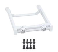 MGHGFYTAS Accessori Auto RC Compatibile con MN MN86 MN86S MN86K MN86KS per MN128 1/12 RC Auto Parti di Aggiornamento Accessori in Metallo Paraurti Anteriore Montaggio Traversa(Silver)
