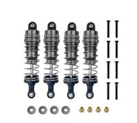 MGHGFYTAS Accessori Auto RC Compatibile con MN per MN128 MN86 MN86S G500 1/12 RC Auto Aggiornamento Accessori Parti 1Set Idraulico Ammortizzatore in Metallo(Gray)