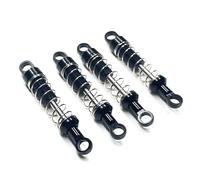 MGHGFYTAS Accessori Auto RC Compatibile con MN per MN78 per MN168 1/12 RC Accessori per Auto Parti 1 Set Metallo Non Idraulico Esterno per Set Ammortizzatore A Molla(Black)