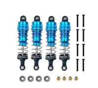 MGHGFYTAS Accessori Auto RC Compatibile con MN128 MN86 MN86S MN86K MN86KS G500 1/12 RC Auto Parti di Aggiornamento Accessori Metallo Riempito di Olio Ammortizzatore(Blue)