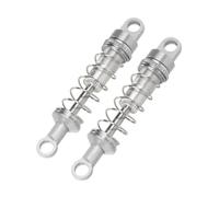 MGHGFYTAS Accessori Auto RC Compatibile con MN78 per MN82 per MN168 1/12 RC Auto Aggiornamento Parti di Modifica Accessori Ammortizzatore Idraulico(Silver)