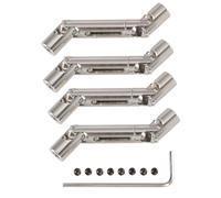 MGHGFYTAS Accessori Auto RC Compatibile con MN98 per MN99S 1/12 RC Auto Modifica Aggiornamento Accessori di Ricambio Parti 2 Pezzi Albero di Trasmissione in Acciaio 55-69mm