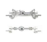 MGHGFYTAS Accessori Auto RC Compatibile con MN99S per MN98 D90 D91 D99 D99S MN90 1/12 RC Auto Aggiornamento Accessori Parti 1Set Full Metal Anteriore Portale Posteriore ASSE(Silver)