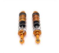 MGHGFYTAS Accessori Auto RC Compatibile con SCY 1/16 RC Auto Aggiornamento Parti di Modifica Accessori Metallo Anteriore Posteriore Idraulico Esterno per Ammortizzatore A Molla(Yellow)