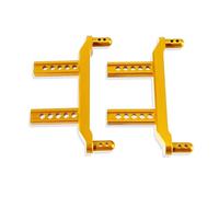 MGHGFYTAS Accessori Auto RC Compatibile con SCY 16101 16102 16103 1/16 RC Auto Aggiornamento Accessori Parti 1Set Metallo Anteriore Posteriore Pilastri del Corpo(Yellow)