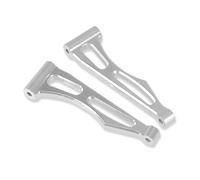 MGHGFYTAS Accessori Auto RC Compatibile con SCY 16101 16102Pro 16103 RC Car Upgrade Modifica Parti Accessori Braccio di Sospensione in Metallo Bracci Oscillanti Posteriori(Silver)