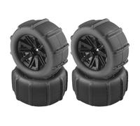 MGHGFYTAS Accessori Auto RC Compatibile con SCY 16101 per WLtoys 144001 per HBX per Hyper Go 1/16 1/14 1/12 RC Ricambi Auto Accessori 80mm Ruota per Pneumatici da Neve con Sabbia