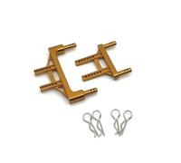MGHGFYTAS Accessori Auto RC Compatibile con SCY per JJRC Q130 1/16 Rc Auto Parti di Aggiornamento Accessori in Metallo Anteriore E Posteriore Shell Pilastri di Ricambio(Yellow)