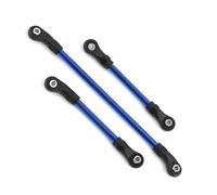 MGHGFYTAS Accessori Auto RC Compatibile con TRAXXAS 8140R per TRX4 Rc Model Crawler Car Truck Upgrade Parts Barra dello Sterzo in Metallo 117mm 60mm 63mm(Blue)