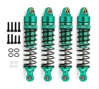 MGHGFYTAS Accessori Auto RC Compatibile con Traxxas per LaTrax per Teton per Desert 1/18 RC Ricambi Auto Accessori Ammortizzatore Anteriore E Posteriore in Metallo(Green)
