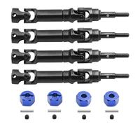 MGHGFYTAS Accessori Auto RC Compatibile con Traxxas per Mini per Maxx 1/10 RC Auto Parti di Aggiornamento Accessori Albero Motore Anteriore E Posteriore in Acciaio Albero di Trasmissione CVD(Blue)