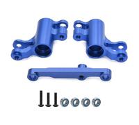 MGHGFYTAS Accessori Auto RC Compatibile con TRAXXAS per Mini per Maxx per Mini 1/10 RC Auto Parti di Aggiornamento Accessori Bellcranks Gruppo Sterzo 10743(Blue)