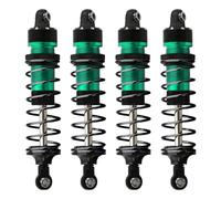 MGHGFYTAS Accessori Auto RC Compatibile con TRAXXAS per Mini per Maxx per XRT RC Auto Aggiornamento Parti di Modifica Accessori Ammortizzatore in Metallo Ammortizzatore 4 Pezzi(Green)