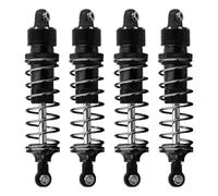 MGHGFYTAS Accessori Auto RC Compatibile con TRAXXAS per Mini per Maxx per XRT RC Auto Aggiornamento Parti di Modifica Accessori Ammortizzatore in Metallo Ammortizzatore 4 Pezzi(Black)