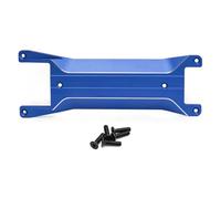 MGHGFYTAS Accessori Auto RC Compatibile con TRAXXAS per Mini per Maxx RC Aggiornamento Auto Parti di Ricambio Accessori Inferiore in Metallo per Piastra di Copertura del Telaio(Blue)
