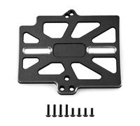 MGHGFYTAS Accessori Auto RC Compatibile con TRAXXAS per Mini per Maxx RC Car Upgrade Modifica Ricambi Accessori Piastra di Montaggio ESC in Metallo(Black)