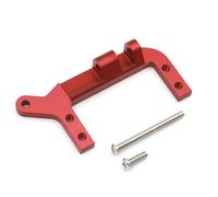 MGHGFYTAS Accessori Auto RC Compatibile con TRAXXAS per TRX4 1/10 RC Crawler Car Parts Accessories Servo in Metallo su Supporto per ASSE Supporto per Sospensione A 4 Bracci(Red)