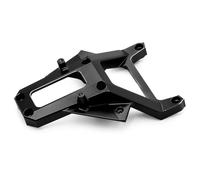 MGHGFYTAS Accessori Auto RC Compatibile con Traxxas per XRT 1/6 RC Aggiornamento Auto Parti di Ricambio Accessori Copertura dello Sterzo Anteriore in Metallo per Telaio Brace 7820(Black)