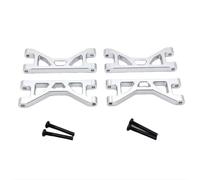 MGHGFYTAS Accessori Auto RC Compatibile con UDIRC M16 1/16 RC Aggiornamento Auto Modifica Parti di Accessori Kit Braccio Oscillante Anteriore E Posteriore per l'Alto(Silver)