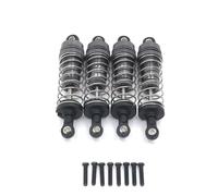 MGHGFYTAS Accessori Auto RC Compatibile con WLtoys 1/14 144010 144001 144002 1/12 RC Auto Parti di Aggiornamento Accessori Esterno in Metallo per Ammortizzatore Idraulico A Molla(Gray)