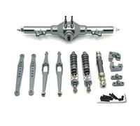 MGHGFYTAS Accessori Auto RC Compatibile con WLtoys 124006 12423 12427 12428 12429 1/12 RC Auto Aggiornamento Parti di Ricambio Accessori Metallo Fragile Kit Pacchetto(Gray)