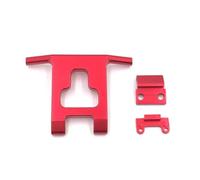 MGHGFYTAS Accessori Auto RC Compatibile con WLtoys 124016 124018 1/12 RC Auto Aggiornamento Parti di Ricambio Accessori Parafango Anteriore in Metallo Protezione(Red)
